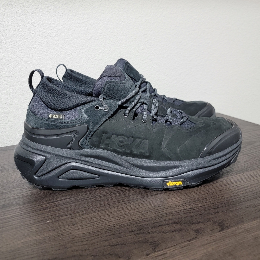 Hoka W KAHA 3 Low GTX Goretex All Black Hiking Shoes